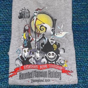 Disneyland Haunted Mansion Holiday 2001 Tshirt Kids L
